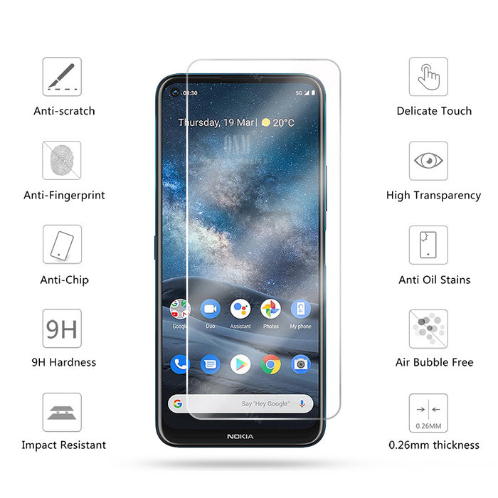 Nokia 8.3 5G Tempered Glass Screen Protector |2.5D|