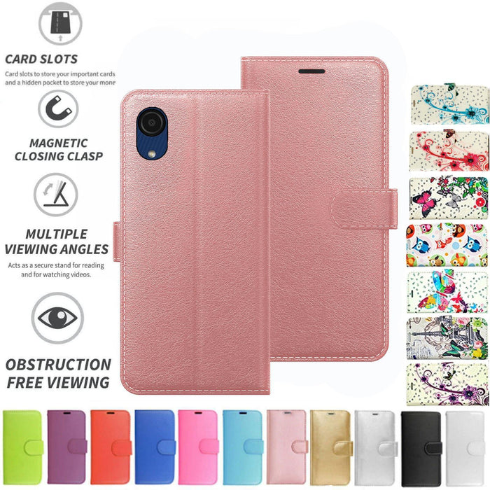 Samsung Galaxy A03 Core Flip Folio Book Wallet Case