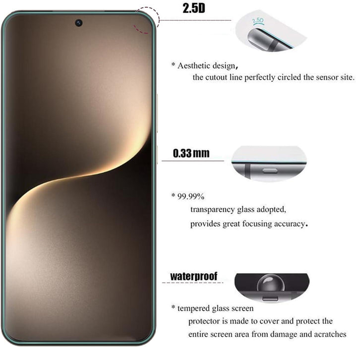 Honor Magic 7 Pro Tempered Glass Screen Protector |2.5D|