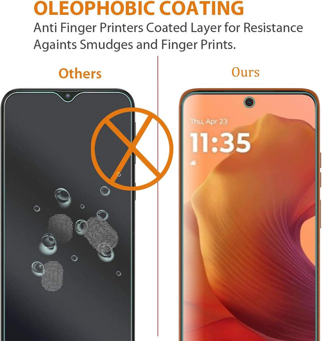 Motorola Moto E15|G05|G05 Tempered Glass Screen Protector |2.5D|