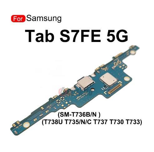 For Samsung Galaxy Tab S7 FE T730 Replacement Sub PBA Charging Port