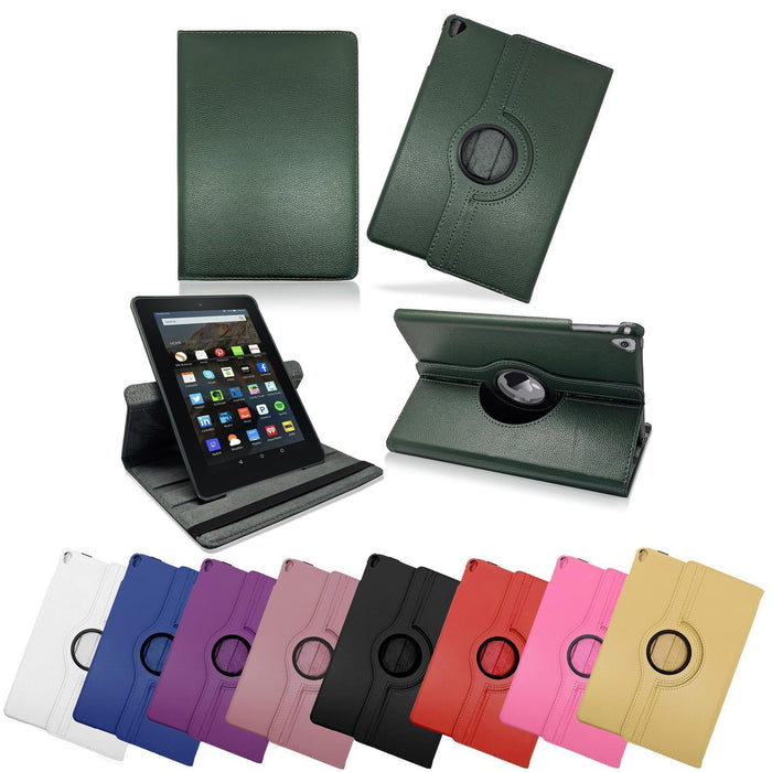 Case Cover Folding Folio 360 Rotating For Amazon Fire HD 10 2021, 2019/HD 10 Plus