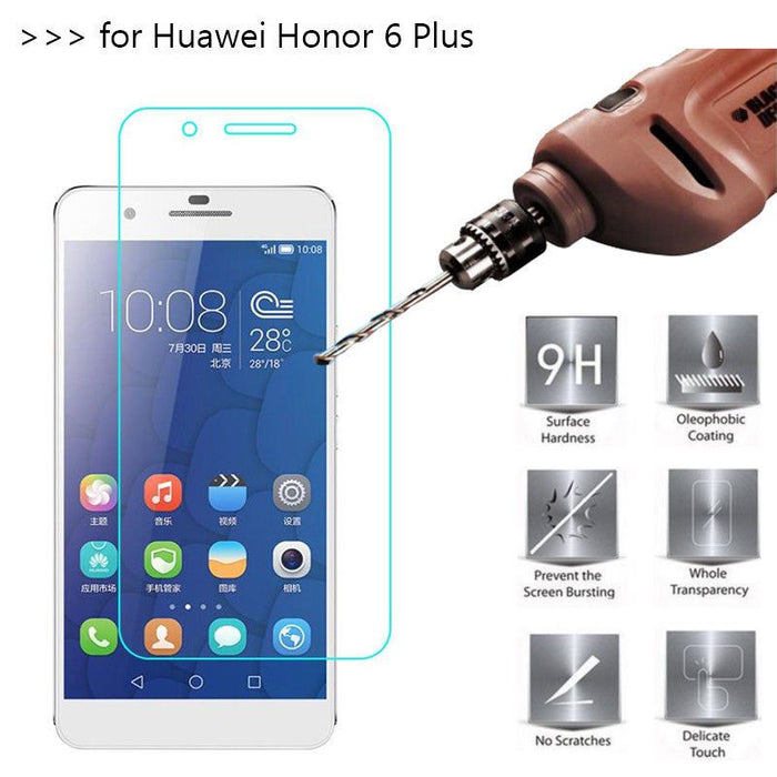 Honor 6 Plus Tempered Glass Screen Protector |2.5D|