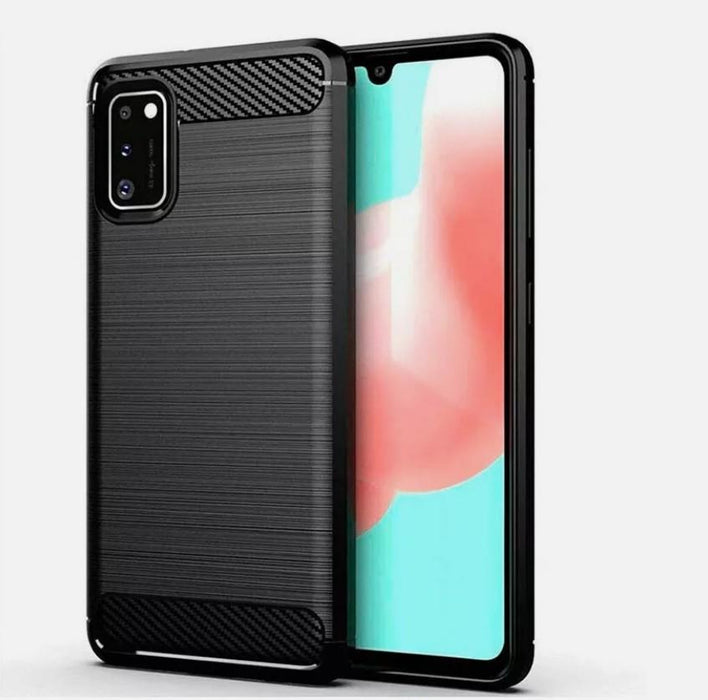 For Samsung A41 Armour Shockproof Protective Gel Silicone Cover Case