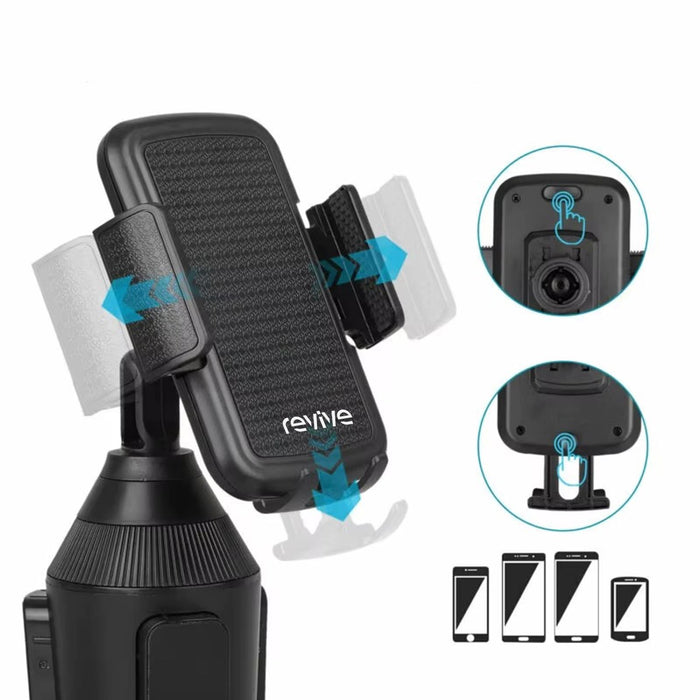Car Cup Holder Phone Mount Universal Adjustable  Cradle 360° Rotatable