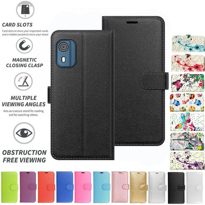 Nokia C02 Flip Folio Book Wallet Case