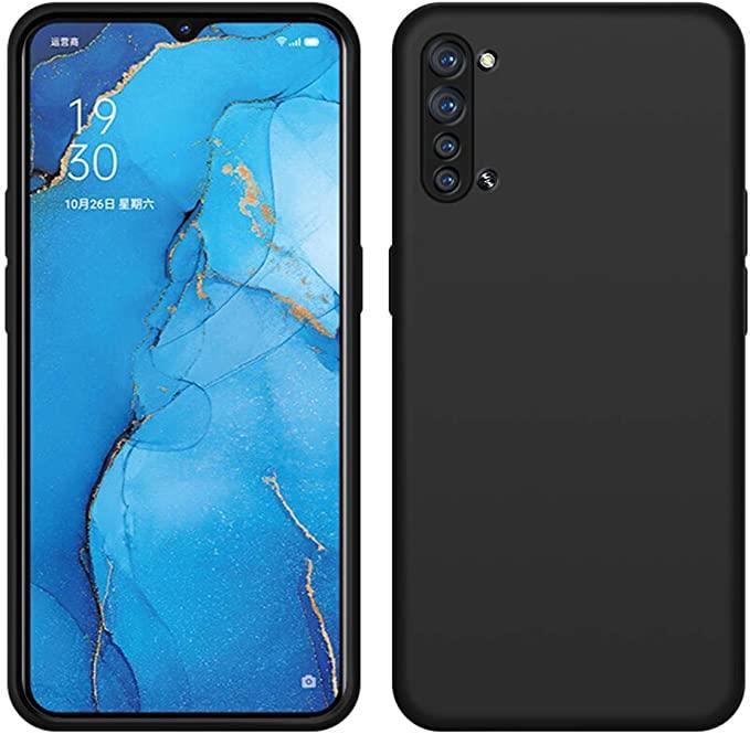 Black Gel Case Tough Shockproof Phone Case Gel Cover Skin for Oppo Find X2 Lite
