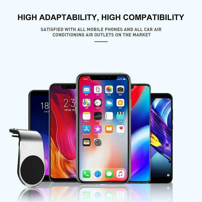 L Shape Magnetic Air Vent Car Holder
