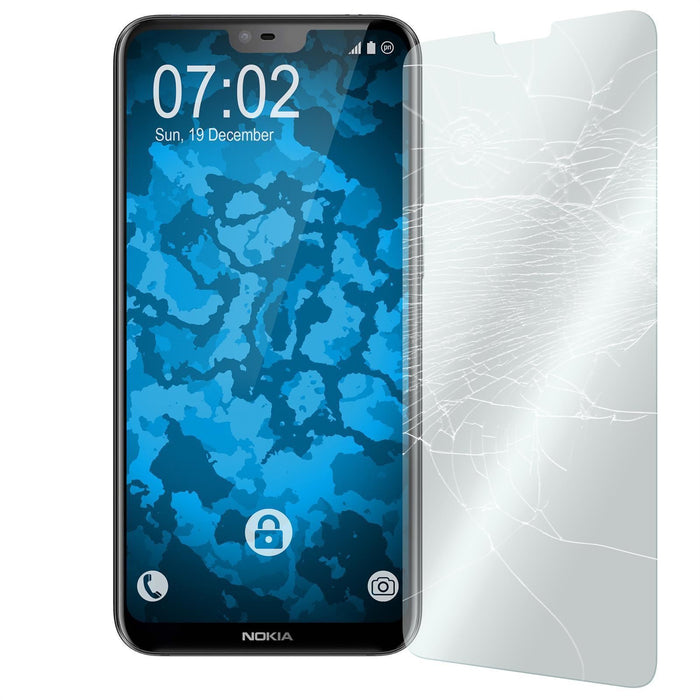 Nokia 6.1 Plus | X6 Tempered Glass Screen Protector |2.5D|