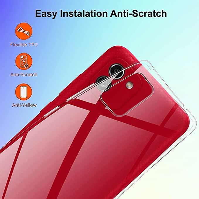 Samsung Galaxy A03 Silicone Gel Ultra Slim Case Clear