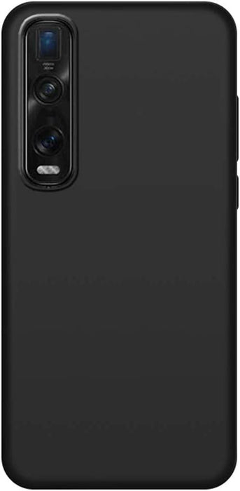 Black Gel Case Tough Shockproof Phone Case Gel Cover Skin for Oppo Find X2 Pro