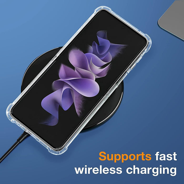 Samsung Galaxy Z Flip3 5G Hybrid Gel Four Corner Cushion Case