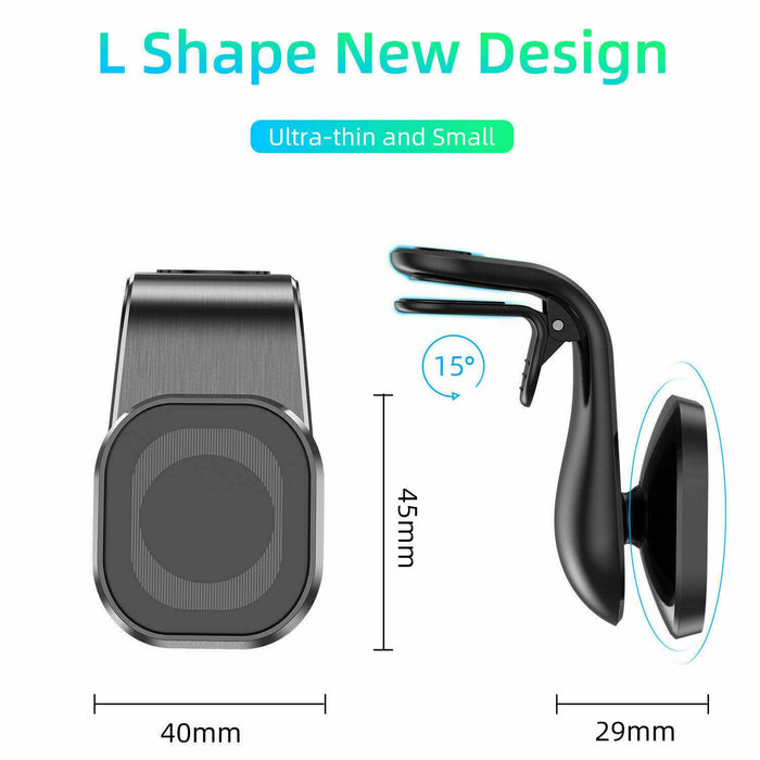 L Shape Magnetic Air Vent Car Holder