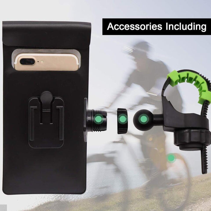 Waterproof Bicycle Phone Bag Case Touch Screen Bike Handlebar Phone Holder Motorcycle Rearview Mirror Phone Stands