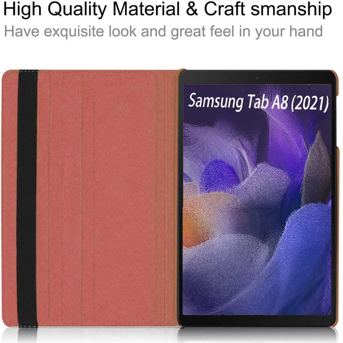 Samsung Galaxy Tab A8 10.5 (2021) (X200) 360° Rotating Folio Case