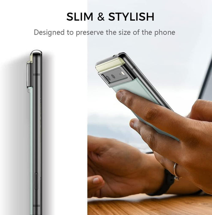 Google Pixel 6A Silicone Gel Ultra Slim Case Clear