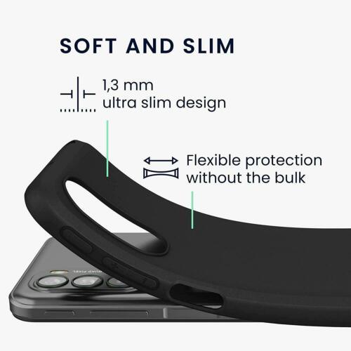 Black Gel Case Tough Shockproof Phone Case Gel Cover Skin for Nokia G21
