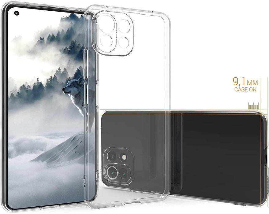 Xiaomi MI 11 Lite Silicone Gel Ultra Slim Case Clear
