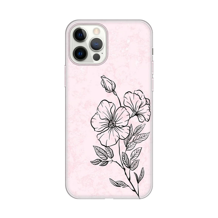 Personalised Case Silicone Gel Ultra Slim for All Apple Mobiles - FLO7