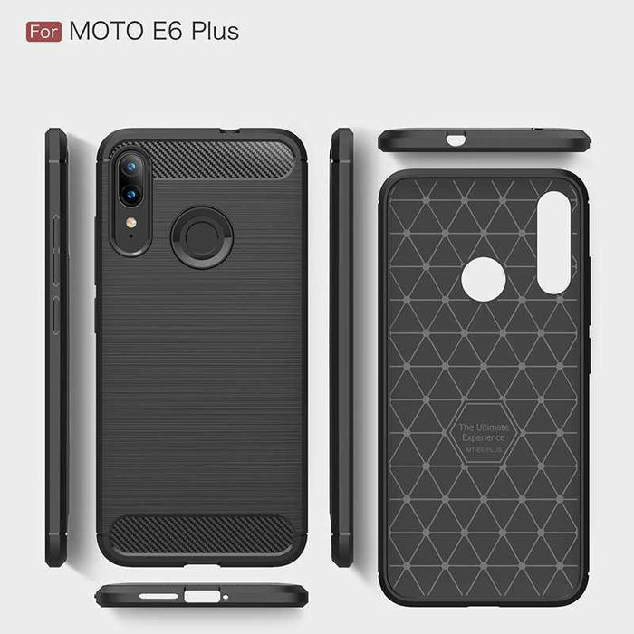 For Motorola E6 Plus Armour Shockproof Gel Case Silicone Cover Case Thin