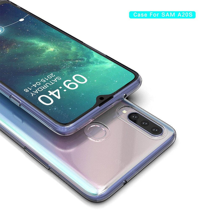 Samsung Galaxy A20s Silicone Gel Ultra Slim Case Clear