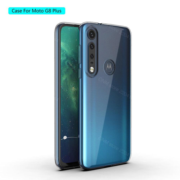 Motorola G8 Plus Silicone Gel Ultra Slim Case Clear