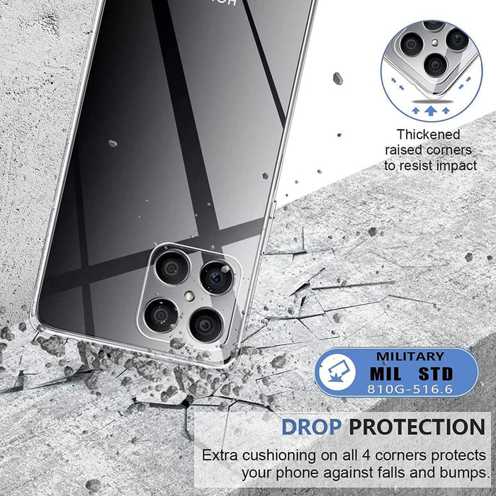 Huawei Honor X8 Silicone Gel Ultra Slim Case Clear