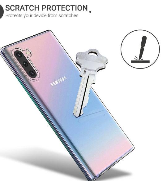 Samsung Galaxy Note 10+ Silicone Gel Ultra Slim Case Clear