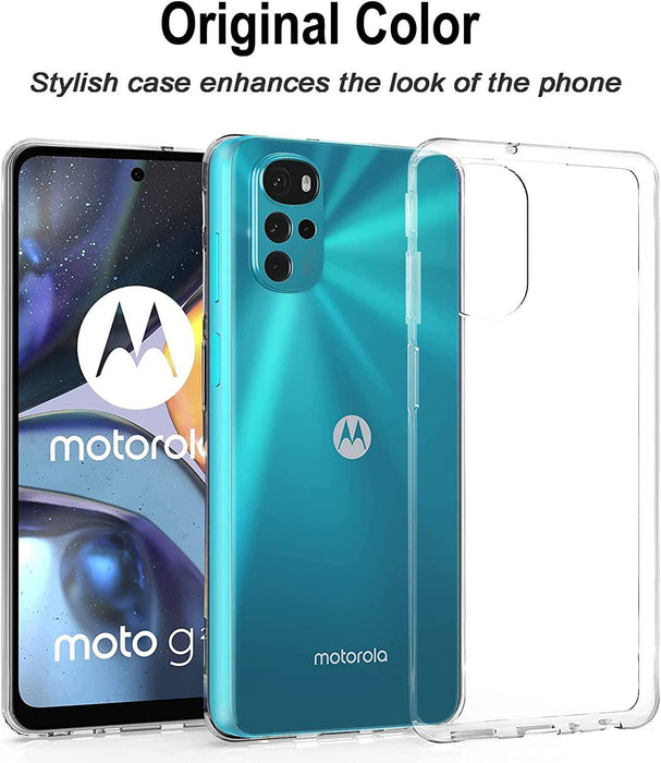 Motorola Moto E32 Silicone Gel Ultra Slim Case Clear