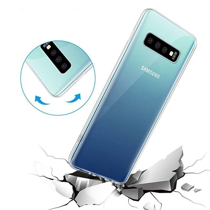 Samsung Galaxy S10+ Silicone Gel Ultra Slim Case Clear