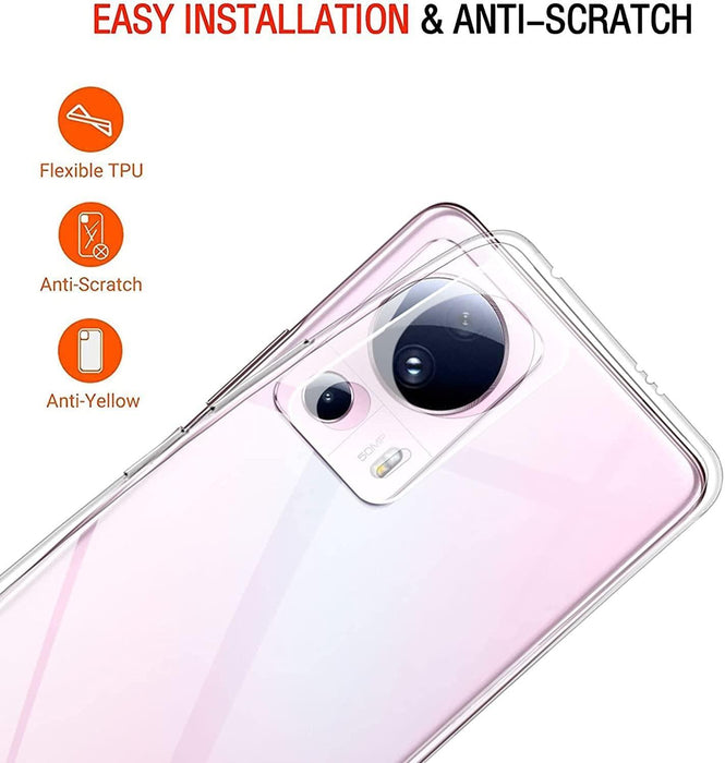 Xiaomi 13 Lite / Xiaomi Civi 2 Silicone Gel Ultra Slim Case Clear