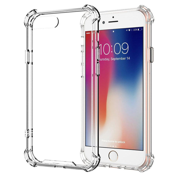 Shockproof Bumper Case Gel Cover for Apple iPhone 7 / 8 - CLEAR
