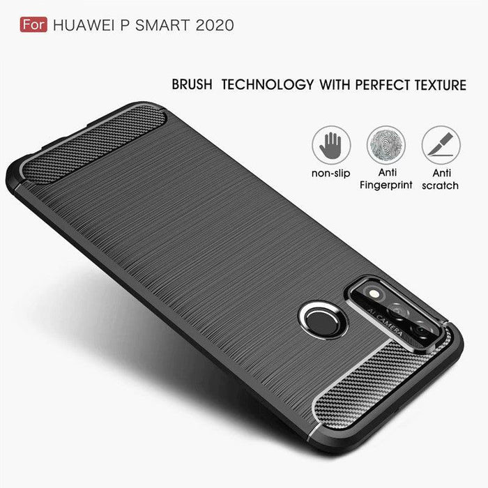 For Huawei P Smart 2021 Armour Shockproof Protective Gel Case Silicone Cover Case