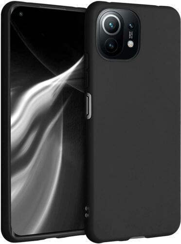 Black Gel Case Tough Shockproof Phone Case Gel Cover Skin for Xiaomi 11 Lite