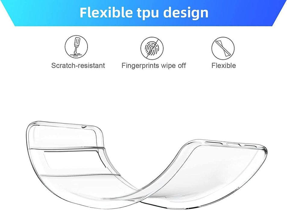 Google Pixel 6 Pro Silicone Gel Ultra Slim Case Clear