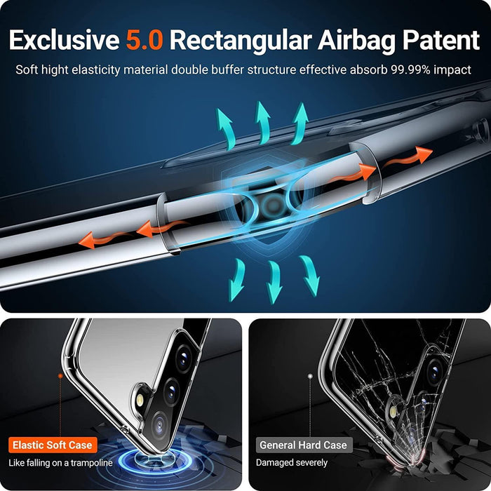 Samsung Galaxy S22+ Silicone Gel Ultra Slim Case Clear