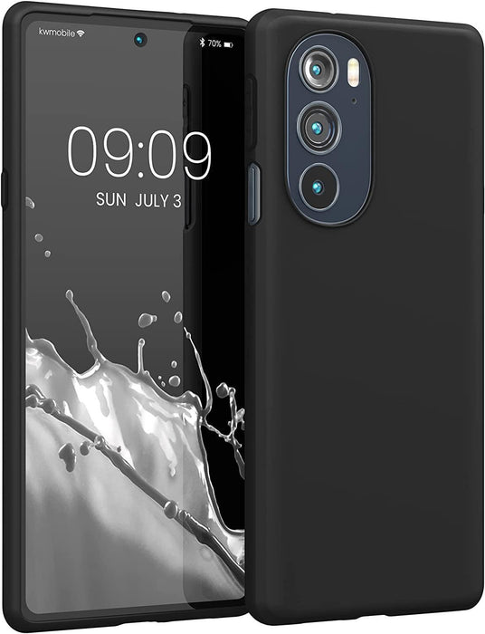For Moto Edge 30 Black Gel Case Tough Shockproof Phone Case Gel Cover Skin