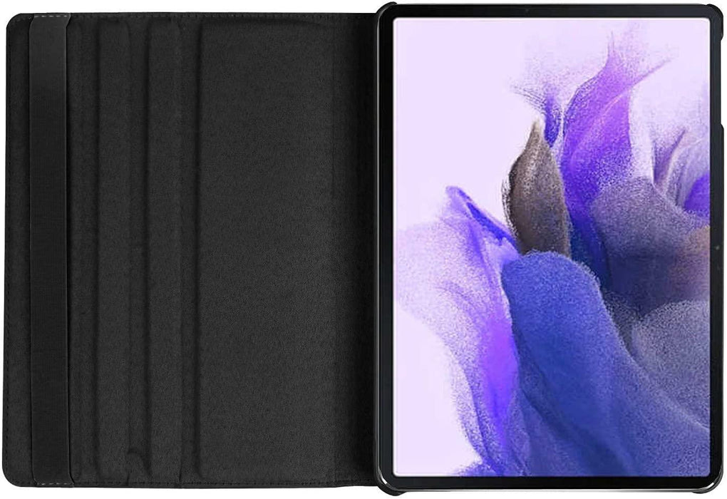 Samsung Galaxy Tab S7 FE 12.4" (2021) T730 T736, Tab S8+ 12.4" (2022) X800 X806, 360 Rotating Folio Case