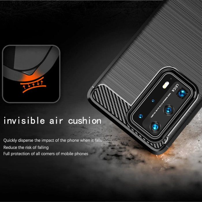 For Huawei P40 Armour Shockproof Protective Gel Case Silicone Cover Case