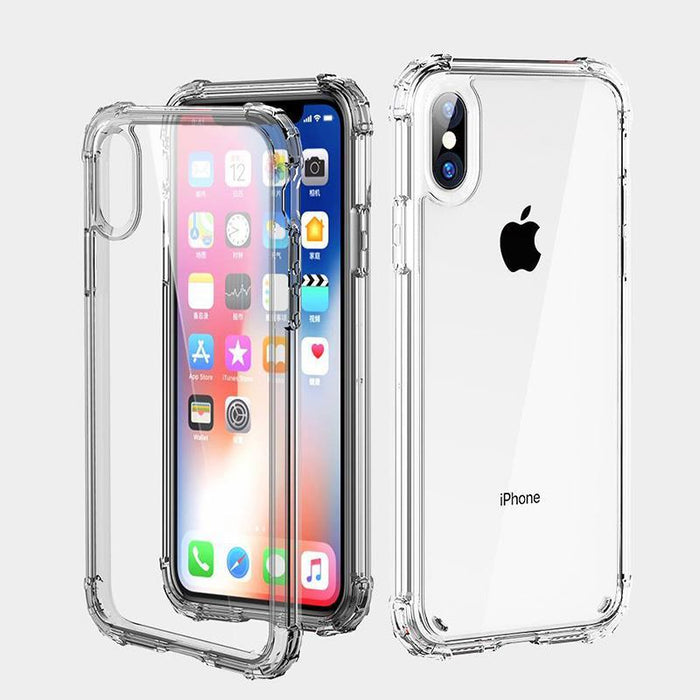 Shockproof Bumper Case Gel Cover for Apple iPhone XR - Clear