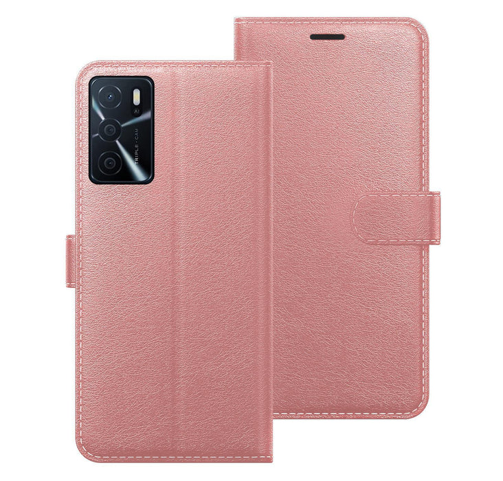 Oppo A16s Flip Folio Book Wallet Case