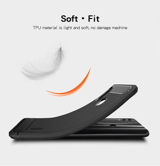 For HUAWEI P Smart 2019 Armour Shockproof Protective Gel Case Silicone Cover Case