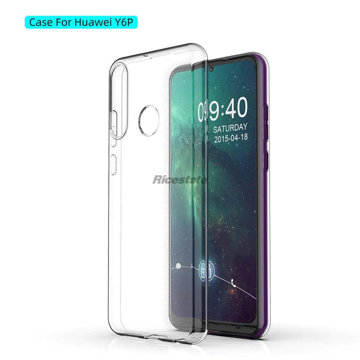 Huawei Y6P (2020) Silicone Gel Ultra Slim Case Clear