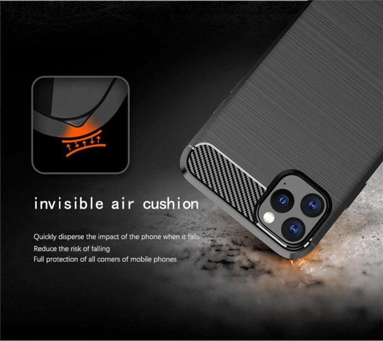 For Apple iPhone 11 Pro Max Armour Shockproof Gel Case Silicone Cover Case Thin