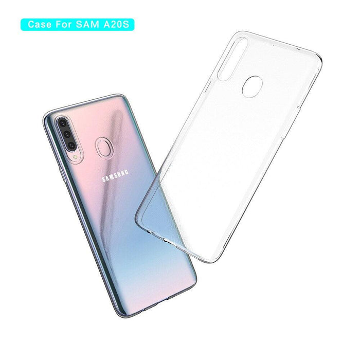Samsung Galaxy A20s Silicone Gel Ultra Slim Case Clear