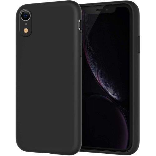 Black Gel Case Tough Shockproof Phone Case Gel Cover Skin for iPhone XR