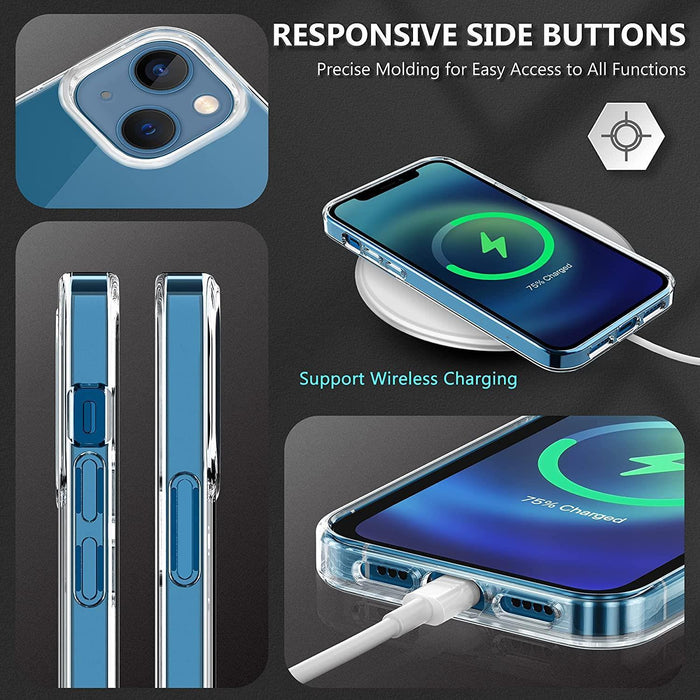 Apple iPhone 13 Silicone Gel Ultra Slim Case Clear