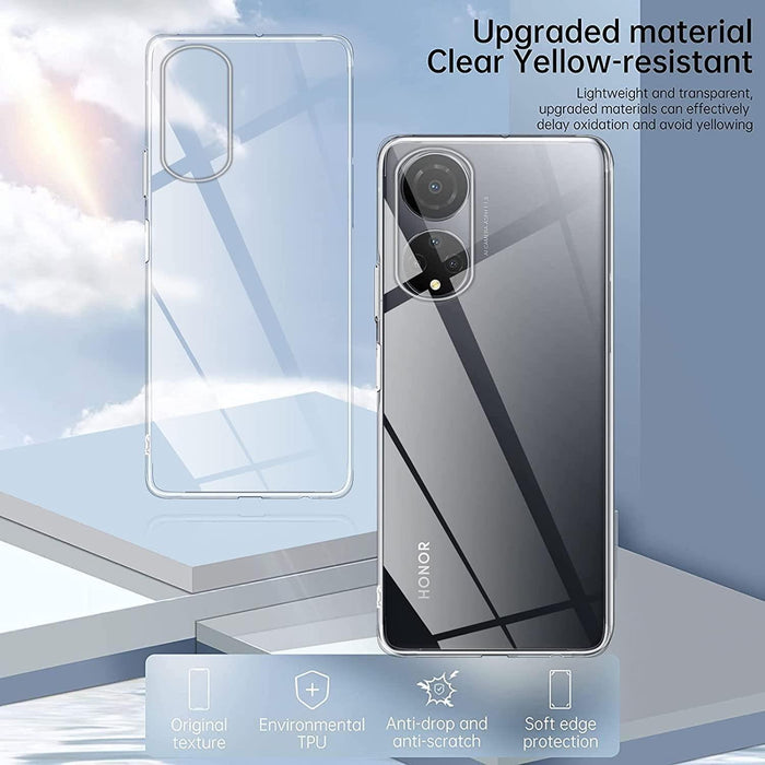 Huawei Honor X7 Silicone Gel Ultra Slim Case Clear