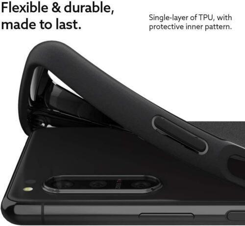 Black Gel Case Tough Shockproof Phone Case Gel Cover Skin for Sony Xperia 1 III