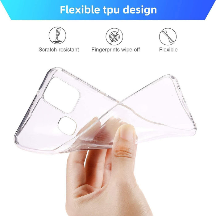 Samsung Galaxy A21s Silicone Gel Ultra Slim Case Clear